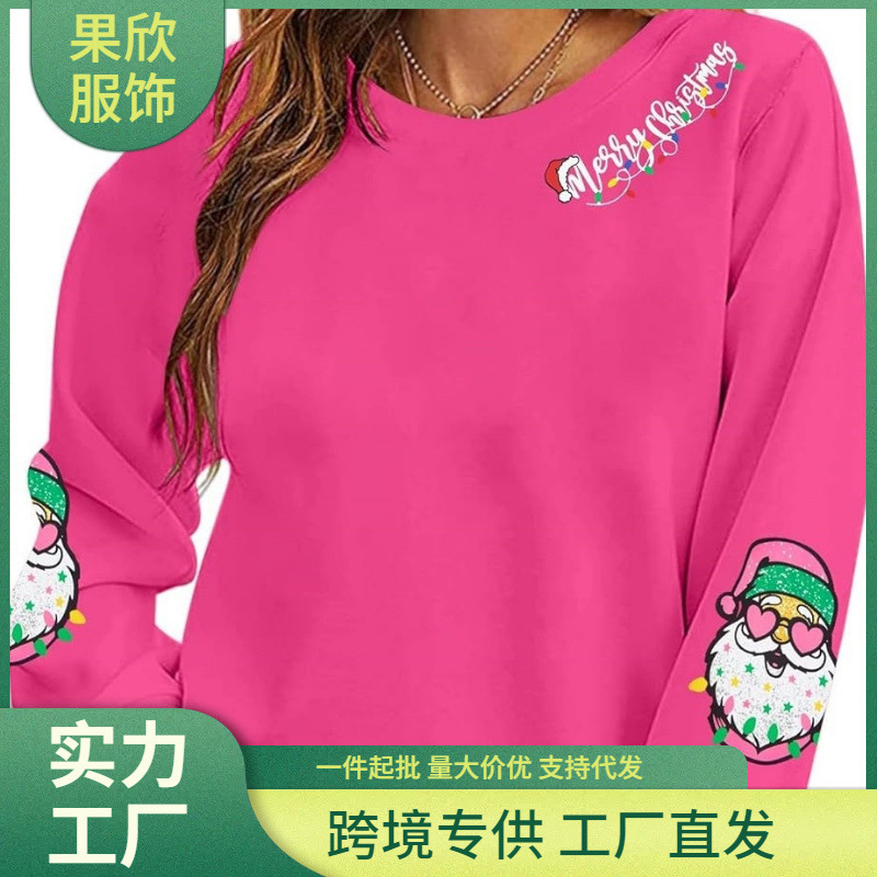 Uniqueone Christmas Sweatshirts Women Christmas Sweater Merry Bright Long Sleeve Blouse Holiday Pullover Tops Uniqueone Christmas Sweatshirts Women Christmas Sweater Merry Bright Long Sleeve Blouse Holiday Pullover Tops