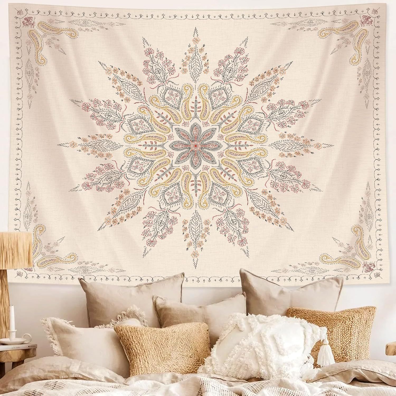 Tapestry Cross-border Home Bohemian Tapestry Room Decoration Hanging Cloth Background Cloth ins Wind Hanging Cloth Sun Moon Tapestry
