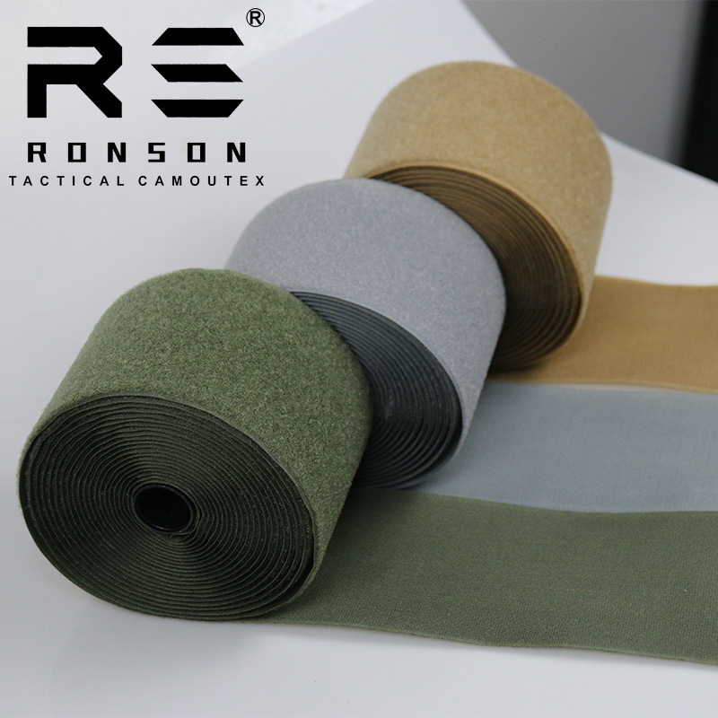 Rongsheng Velcro Adhesive Strip for Clothes Strong Charge Clothes Cuff Velcro Adhesive Tape Shoes Sticker