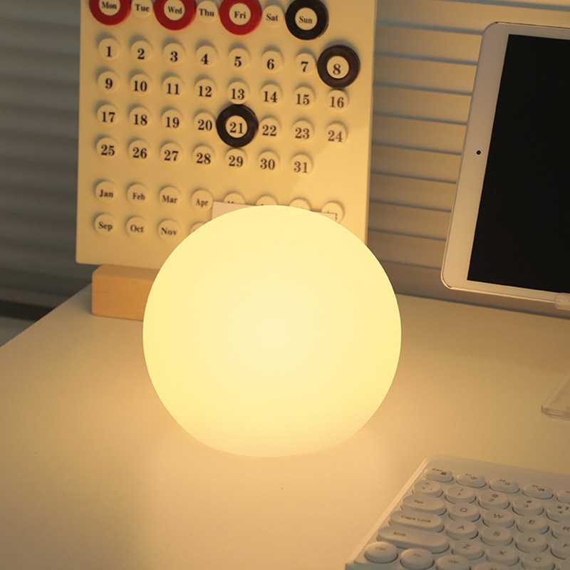 クロスボーダー Amazon AliExpress クリエイティブ LED ボールテーブルランプタイミング調光寝室のベッドサイドランプ混合睡眠ナイトライト|undefined
