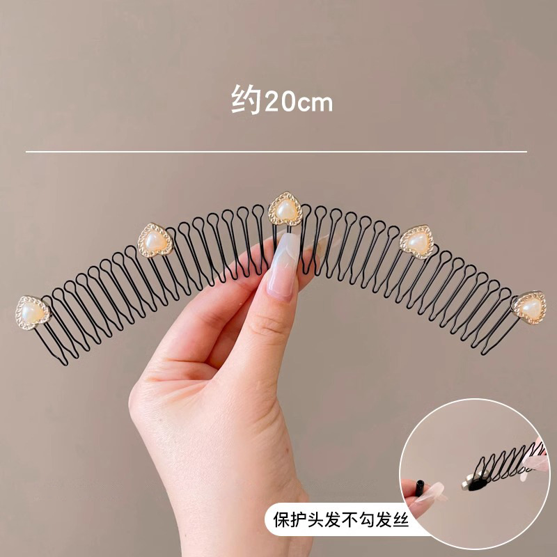 Arteto de cabello roto para niños, niña, peine para el cabello, horquilla en la frente, princesa, peine en la parte posterior de la cabeza del bebé, horquilla, tocado