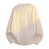 2026秋季新款青少年宽松圆领长袖针织线衫运动风格透气舒适，男装针织衫/毛衣，星座614