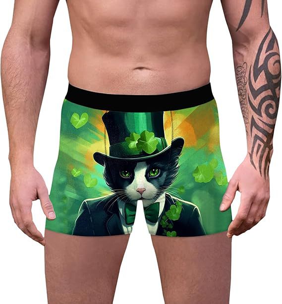 2025 Europa y América nueva moda casual trébol de cuatro hojas pantalones cortos de cuatro esquinas para hombre MP01