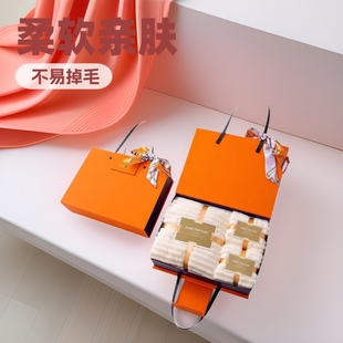 Coral fleece bath towel three-piece gift box wedding group purchase company gift business gift towel companion gift wholesale