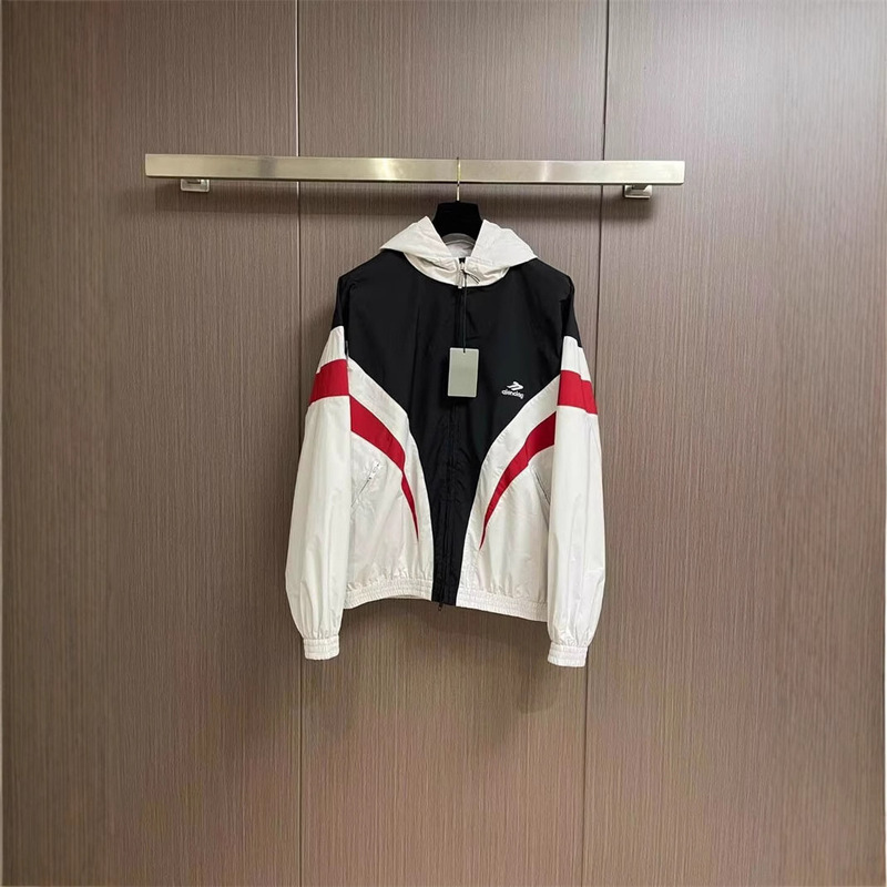 Correct Version Bl25 New Paris Style Loose Os Unisex Patchwork Jacket Trendy Brand Quality Coat
