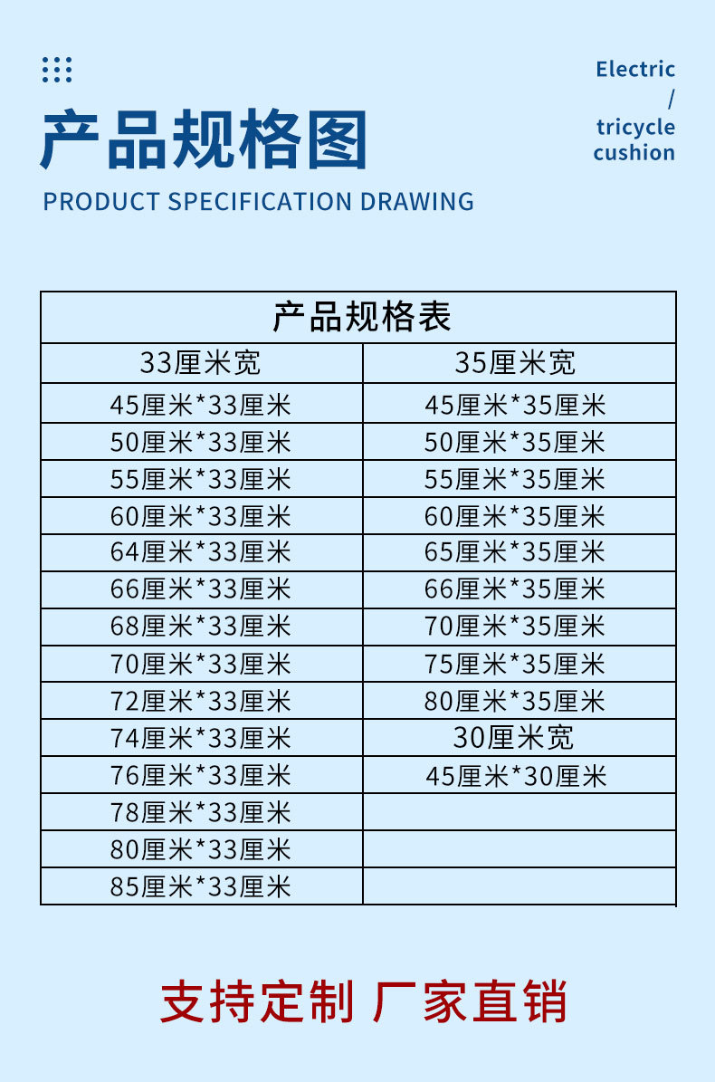 Electric Tricycle Cushion Cushion Seat Plate Seat Plate Backrest Driving Seat Cushion Cushion Cover Seat Bucket Cushion Waterproof Thickened Cushion