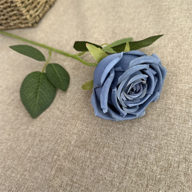 Single French Rose Haze Blue