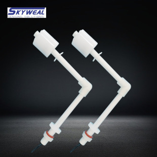 Factory wholesale float switch PP material plastic float level switch side bend plastic float level switch