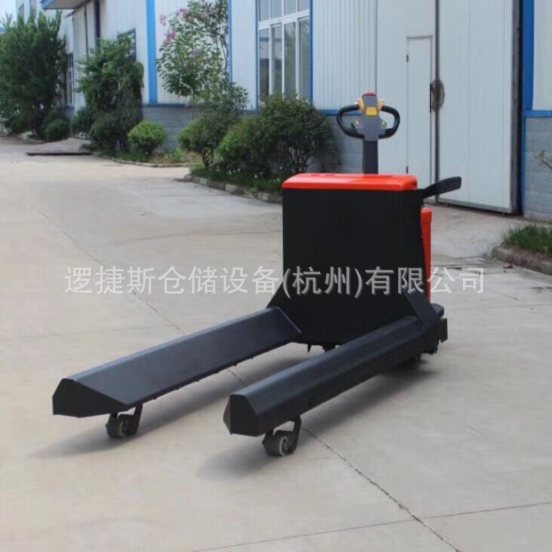 电动纸卷搬运车纸卷液压纱辊车纸筒电缆搬运车站驾式叉车地牛