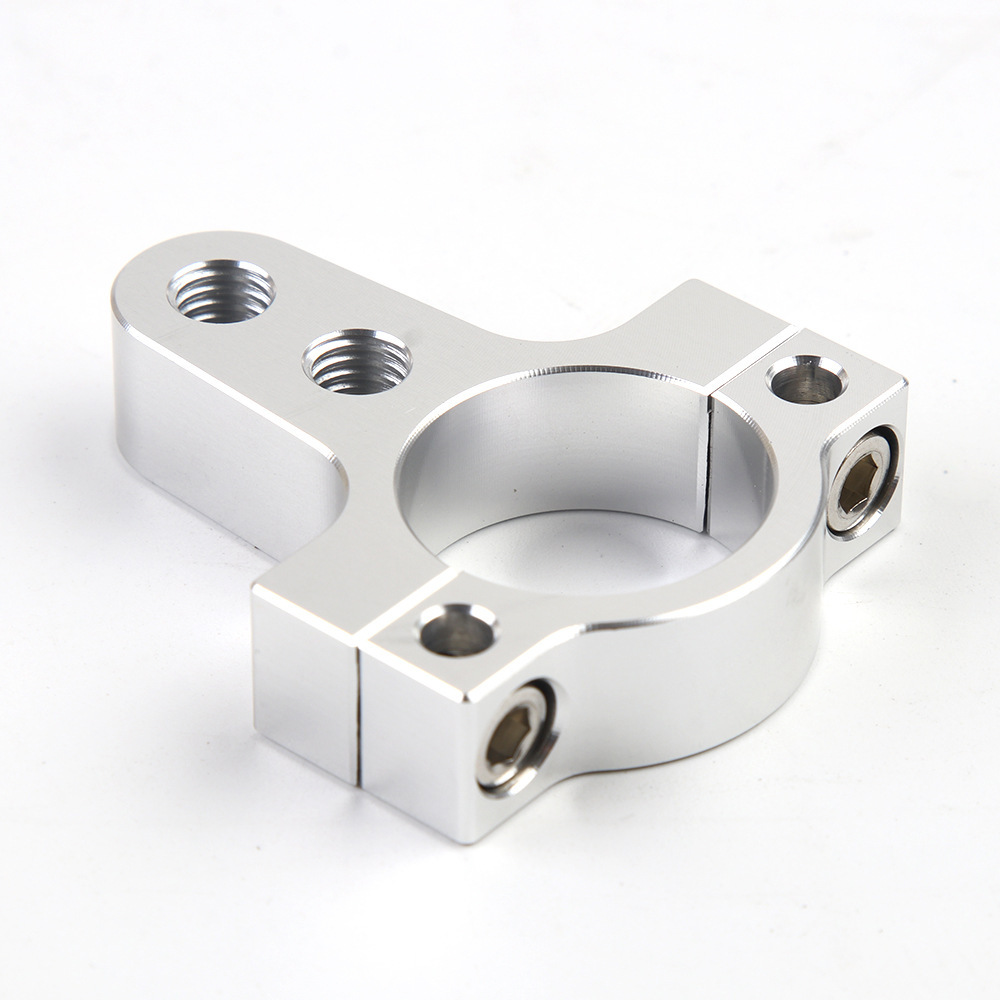 Modificación del amortiguador de la motocicleta código fijo universal 26/27mm diámetro amortiguación tamaño de titanio clip fijo soporte de código