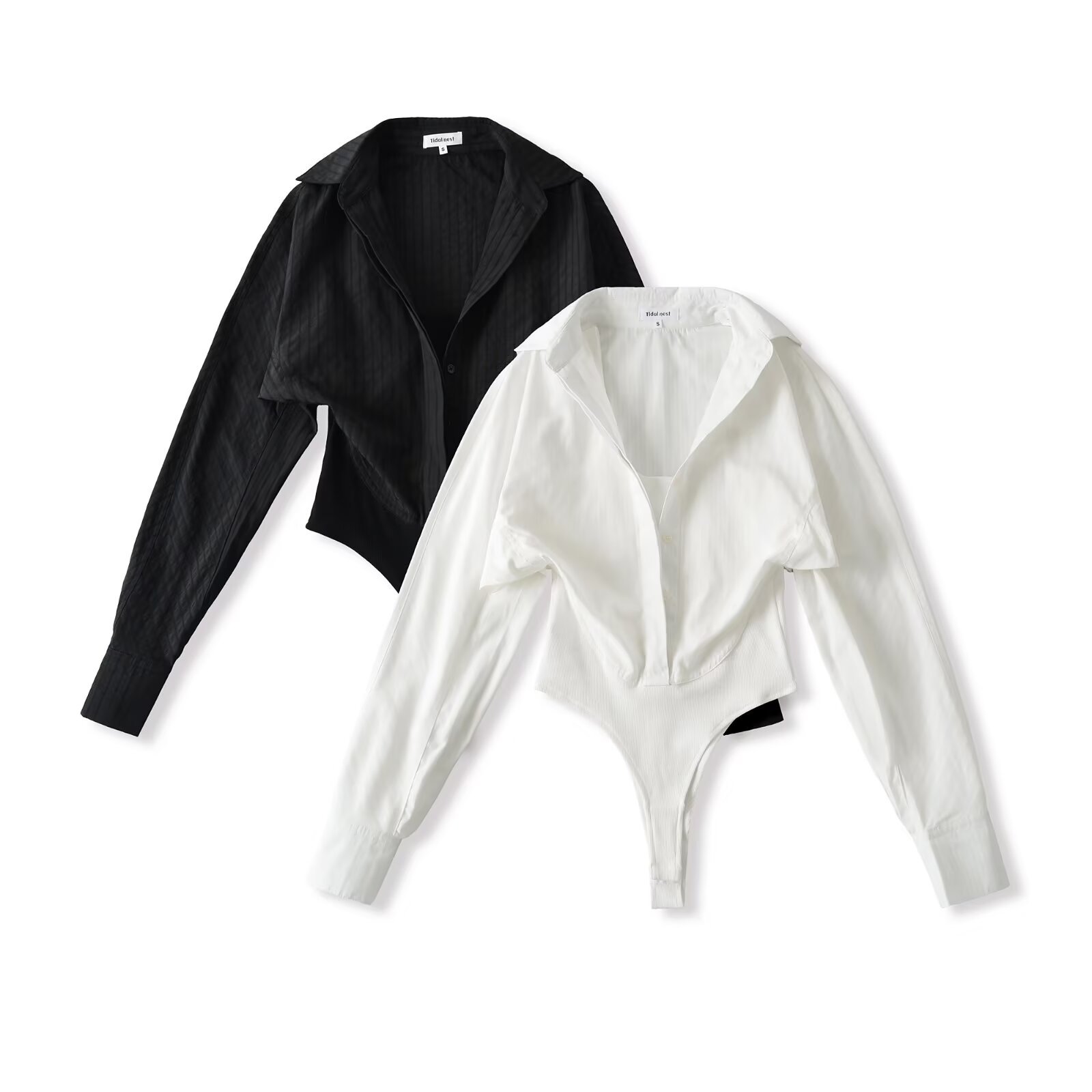 2025 New Autum Women's Design Sexy Shirt Vest Jumpsuit