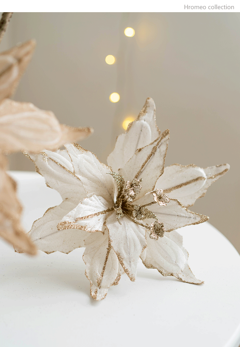 Christmas Simple Style Classic Style Flower Holiday Festival Christmas Tree Decoration display picture 2