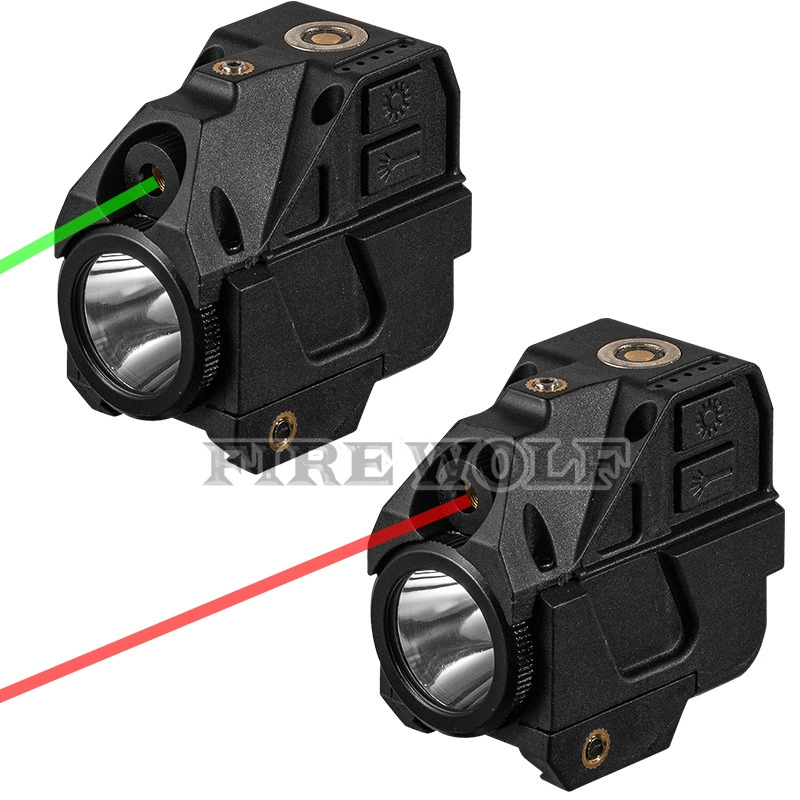 Мини 103 Магнитный всасывающий перезаряжаемый инфракрасный зеленый лазерный прицел Тактический Интегрированный нижний подвесной лазерный фонарик