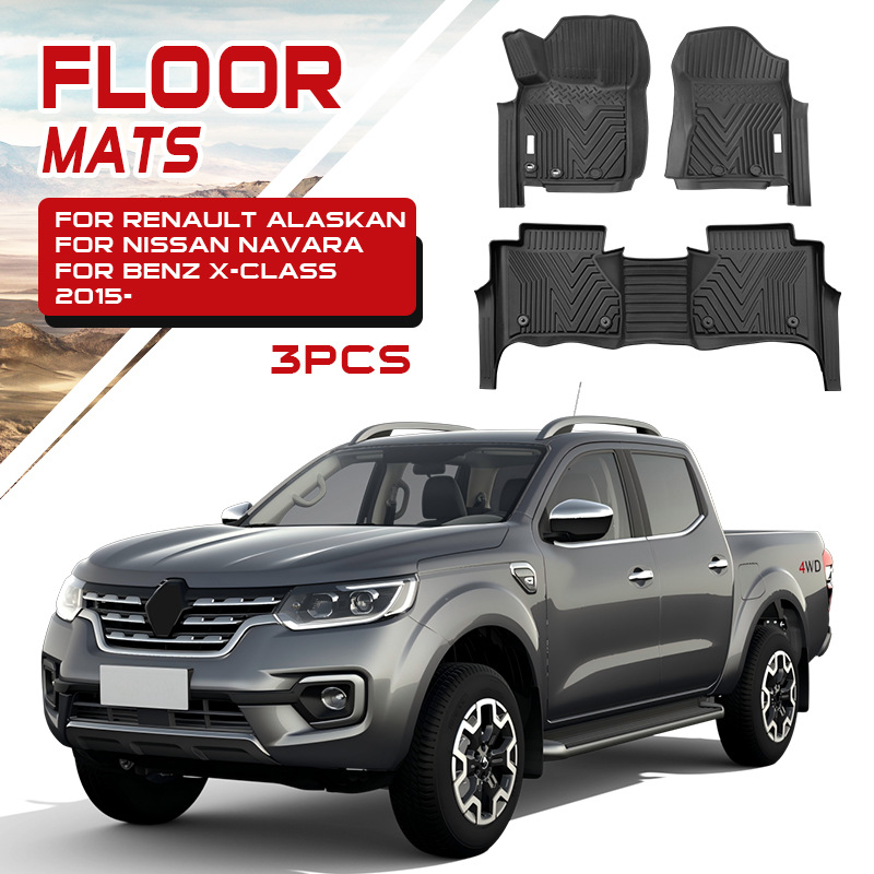 Aplicable para Nissan Navara Np300 Pies impermeables para alfombrillas de coche Navara Np300 Pies