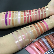 现货热卖爆款促销28色软管单色唇彩 无LOGO