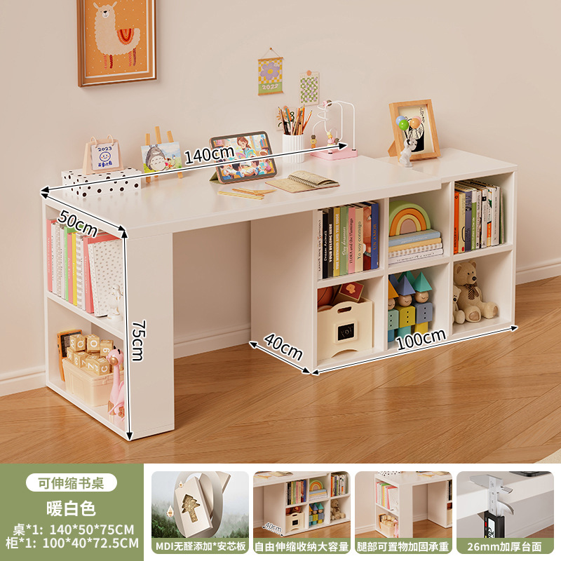 Escritorio de madera maciza para niños