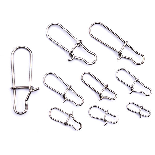 Factory Stainless Steel Lure Gourd Shape Connector Fishing Fishing Accessories Enhanced Pins Wholesale