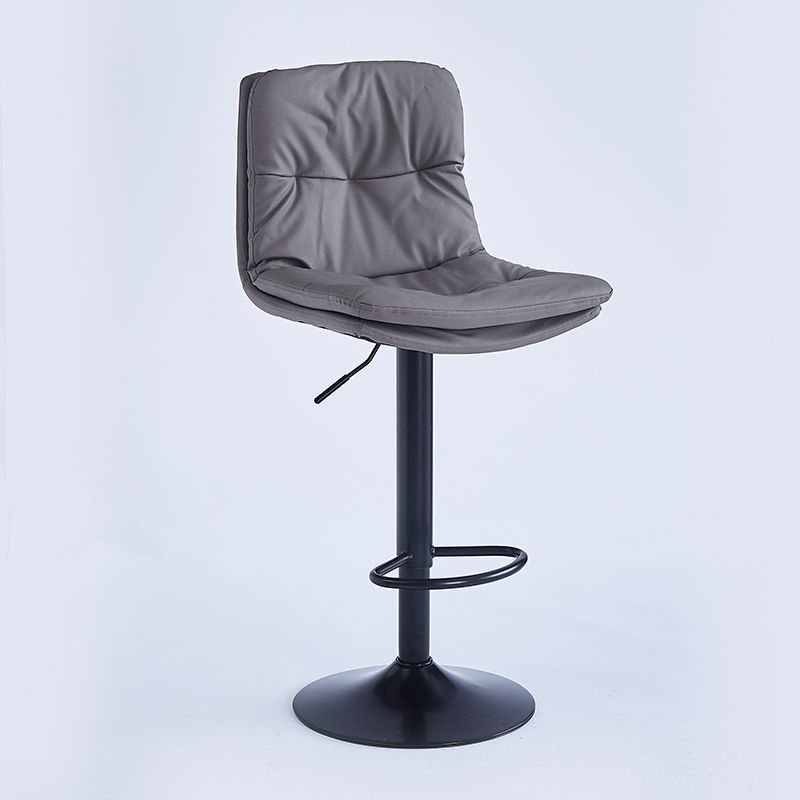 Silla de bar nórdica, respaldo moderno y simple, silla de bar de lujo, elevación y cajero giratorio, taburetes de bar altos. image 14