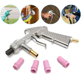 Hand-held sandblasting gun pneumatic small sandblasting machine backpack type high pressure sandblasting machine rust removal oil removal and impurity removal equipment