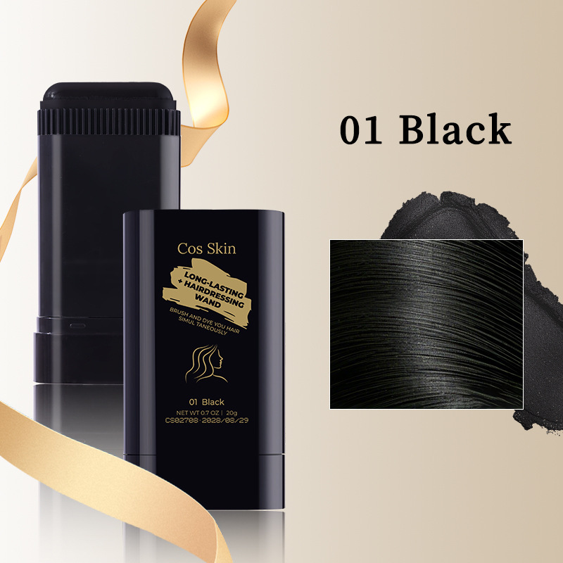跨境专供爆款CosSkin美发棒 持久性美发棒遮盖白发Hair Dye Stick|undefined