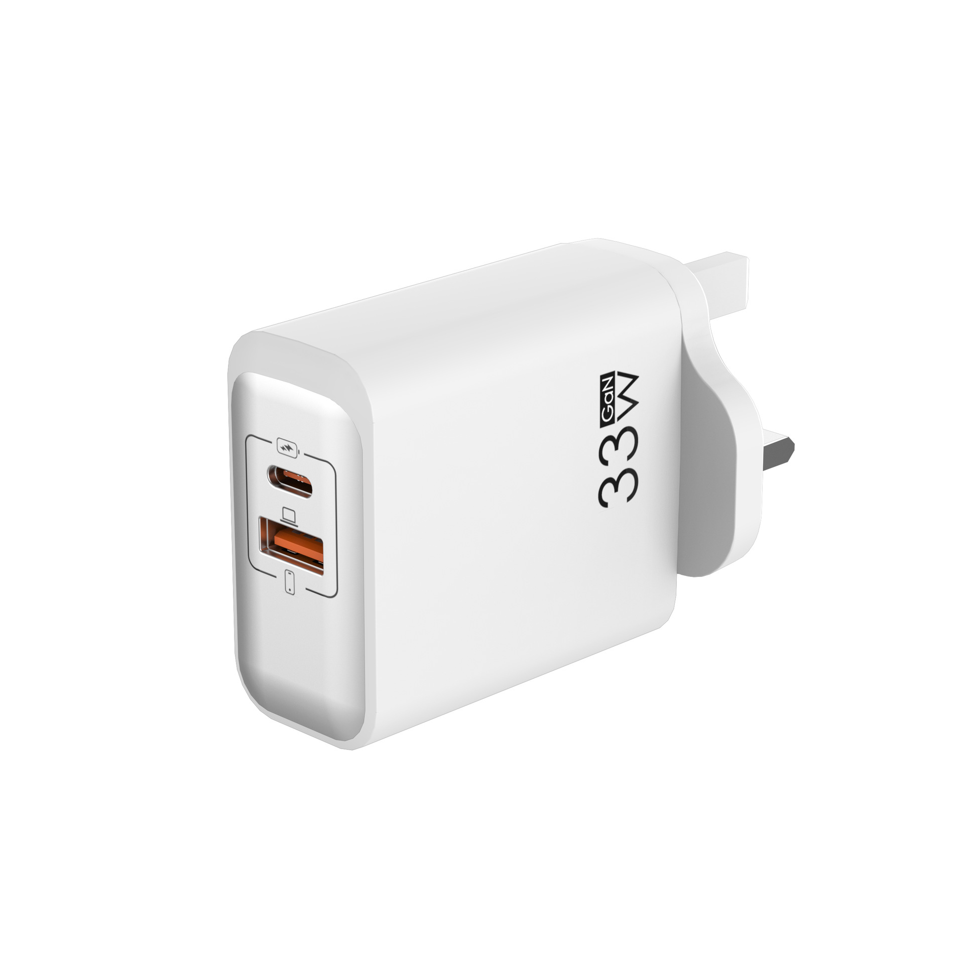 (521 안전인증-A+C)-질화갈륨 영국 규격 33W-백색