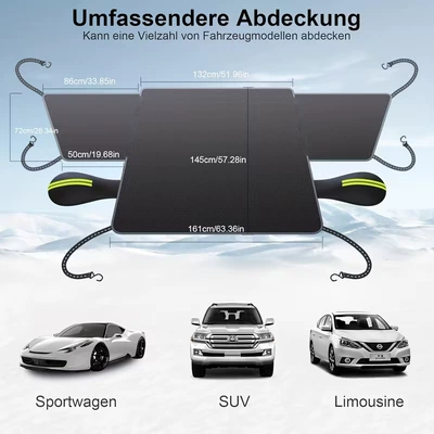 New cross-border product: enlarged: Car snow shield