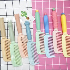 かわいいキャンディーカラーのマッサージコーム、ポータブルコーム、学生寮用家庭用エアバッグコーム、女の子用小型コーム、持ち運びが簡単