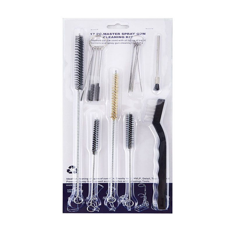 跨境清洁刷纹身器材清洁工具试管刷喷嘴管道喷涂清洗喷枪刷