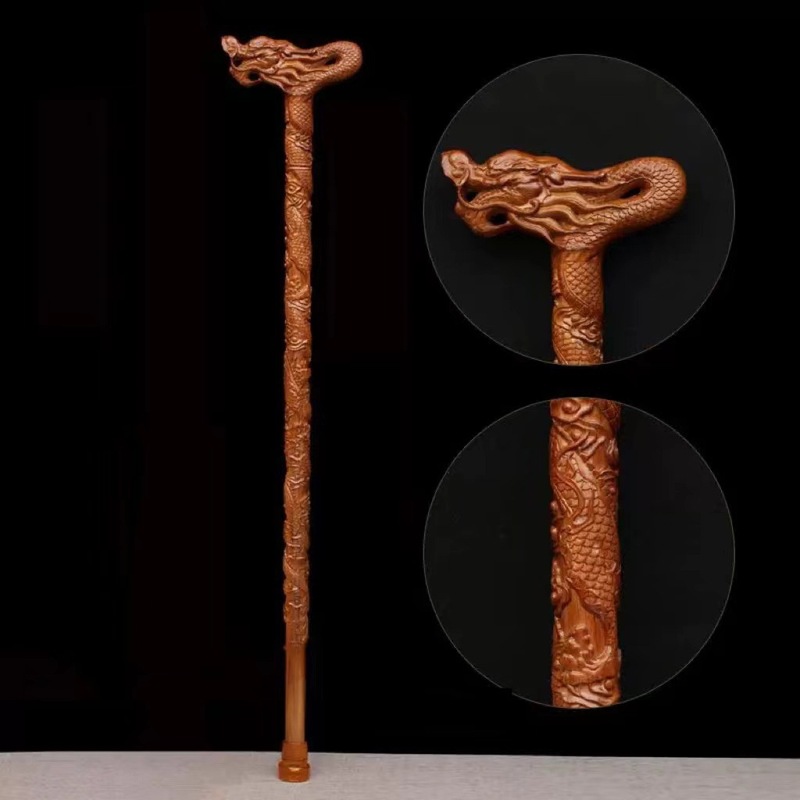 肥城桃木剑 桃木斧头 景区 地摊工艺品 桃木剑 雕刻木质桃木拐杖|undefined