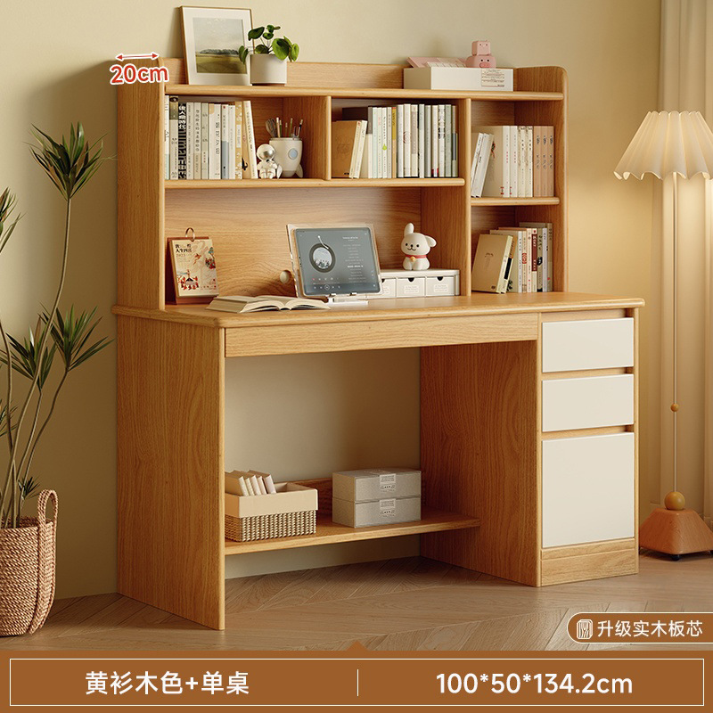 Escritorio de madera sólida escritorio de estudio para estudiantes en el hogar escritorio de escritorio estante de dormitorio escritorio de escritorio para adultos