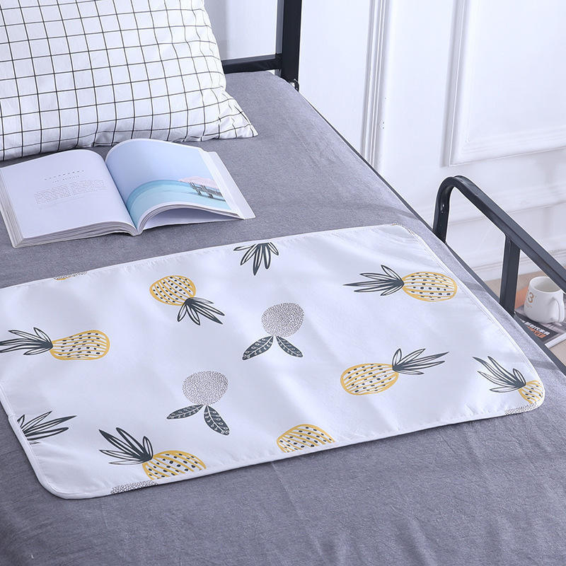 Auntie Mattress Washable Diaper Pad Winter Velvet Anti-Side Leakage Auntie Pad Baby Care Pad Elderly Washable Ld