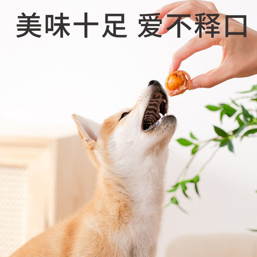 Dog snacks chicken jerky duck meat jerky egg yolk pet snacks Teddy teething small puppy training reward food