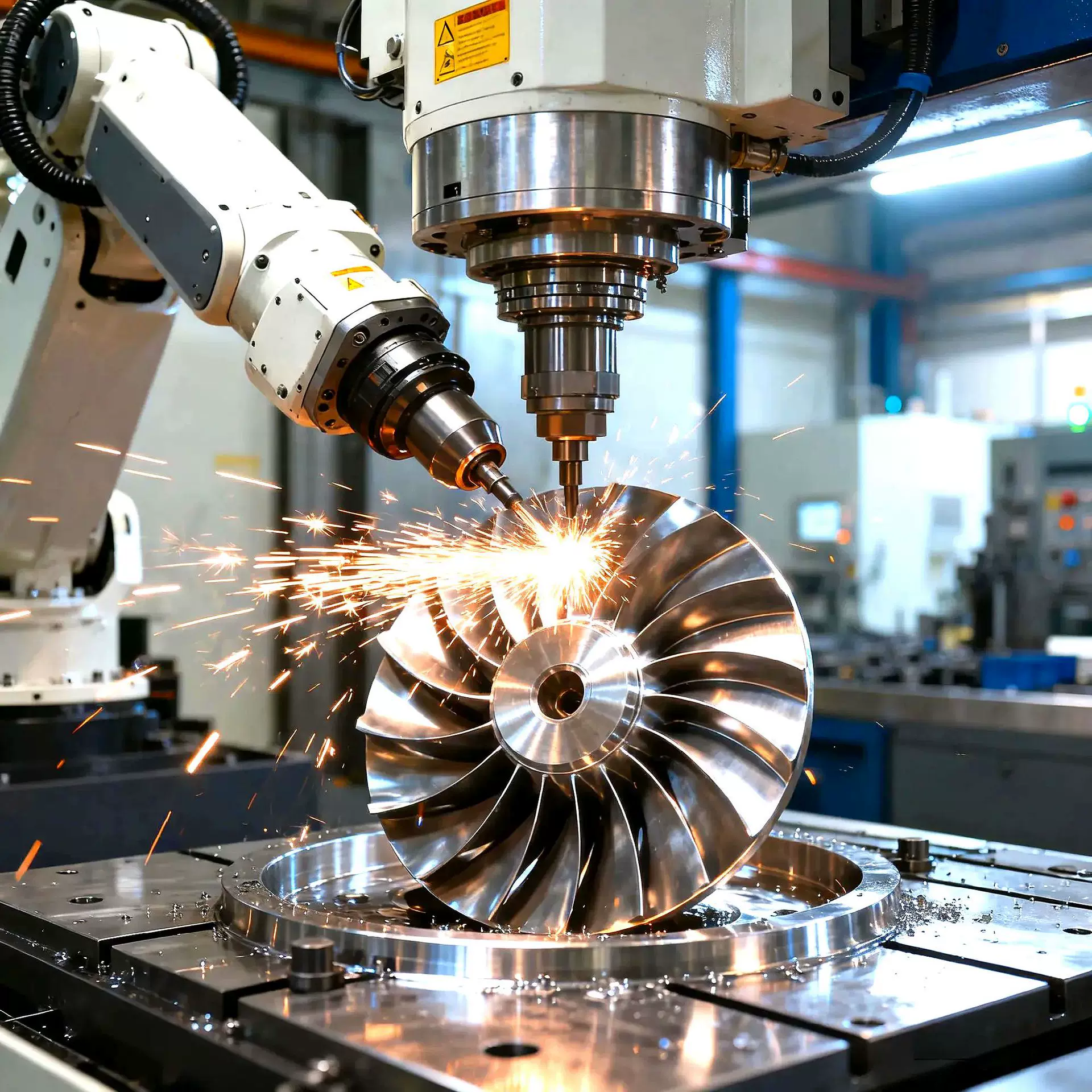 定制高精密零件叶轮五轴联动CNC配件加工 数控车床加工CNC机加工