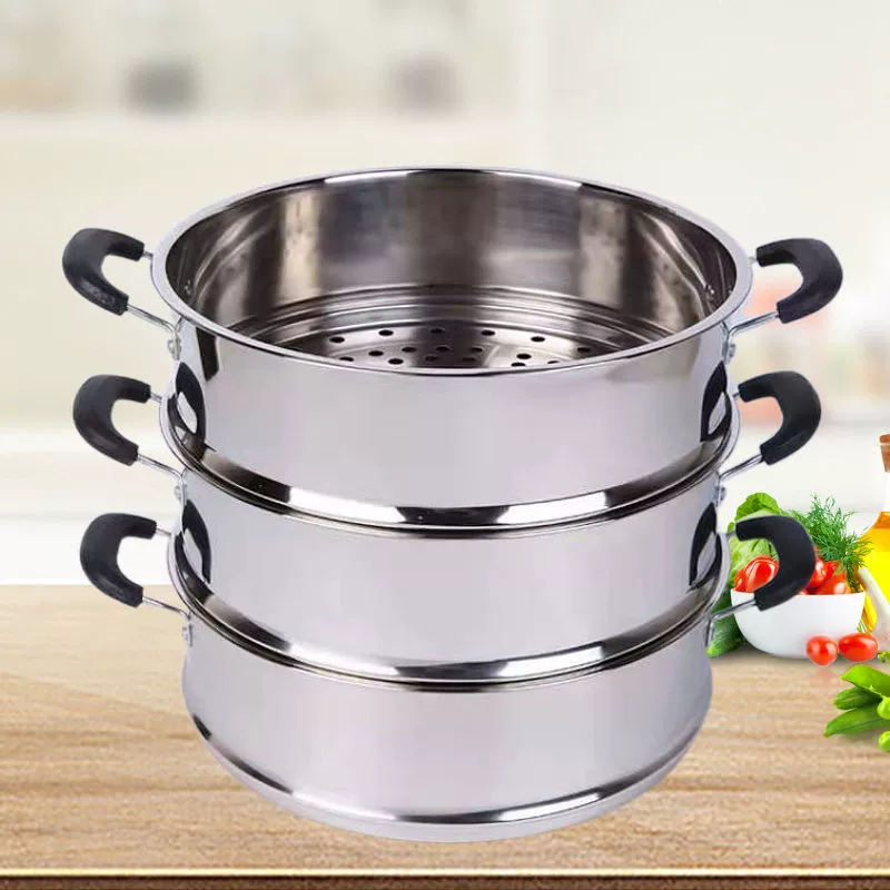 Подставка для пароварки из нержавеющей стали, универсальная кастрюля с электрическим подогревом, поднос для приготовления на пару, подставка для приготовления на пару, утолщенная пароварка, независимый производитель, трансграничный