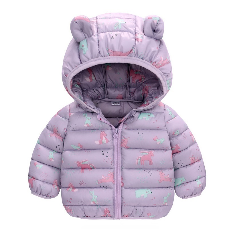 Niños y niñas fuera de temporada Ropa acolchada de algodón para niños abrigo de algodón para bebés de invierno 2024 Chaqueta acolchada de algodón para bebés engrosada de estilo occidental ropa para niños