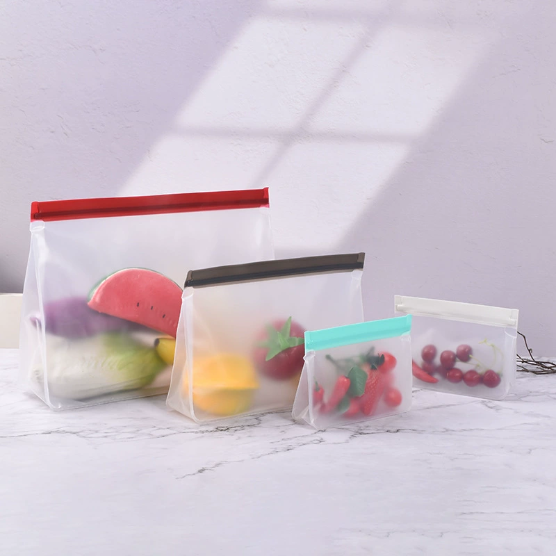 Сумка холодильника еды ПЕВА размера сумки хранения само-запечатывания сумки еды ПВК прозрачная упаковывая изготовленная на заказ свежи-держа ЗАГЕРМЕТИЗИРОВАННАЯ