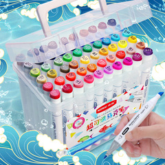 軟頭可水洗雙頭馬克筆套裝兒童幼兒彩色筆美術畫畫塗鴉筆學生工廠