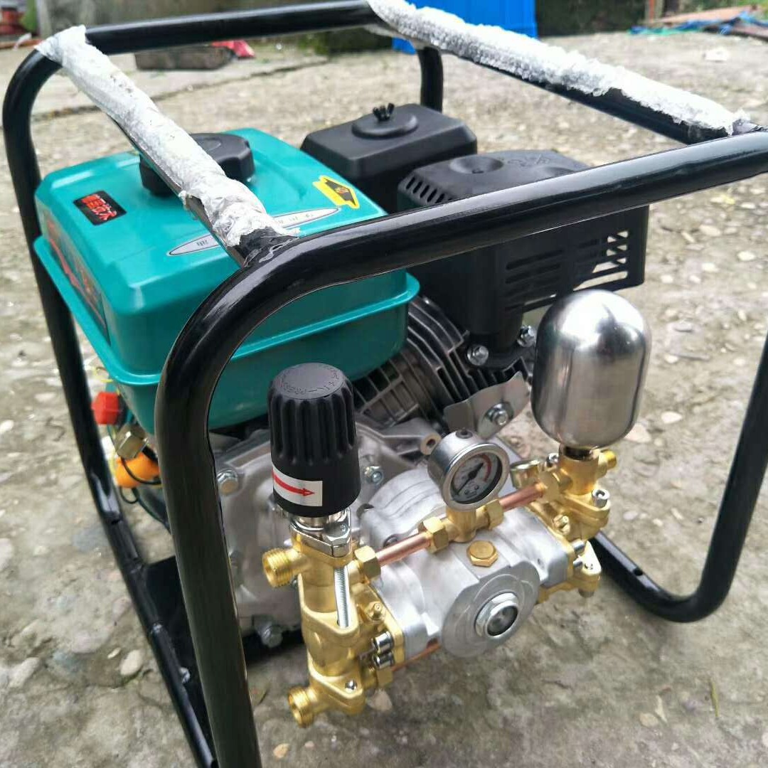 移动式手提框架直连果树汽油机打药机高压三缸柱塞泵喷药喷雾机器