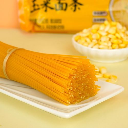 Authentic Northeast Corn Noodles Wholesale Yellow Noodles Coarse Grain Meal Substitute 250g/bag