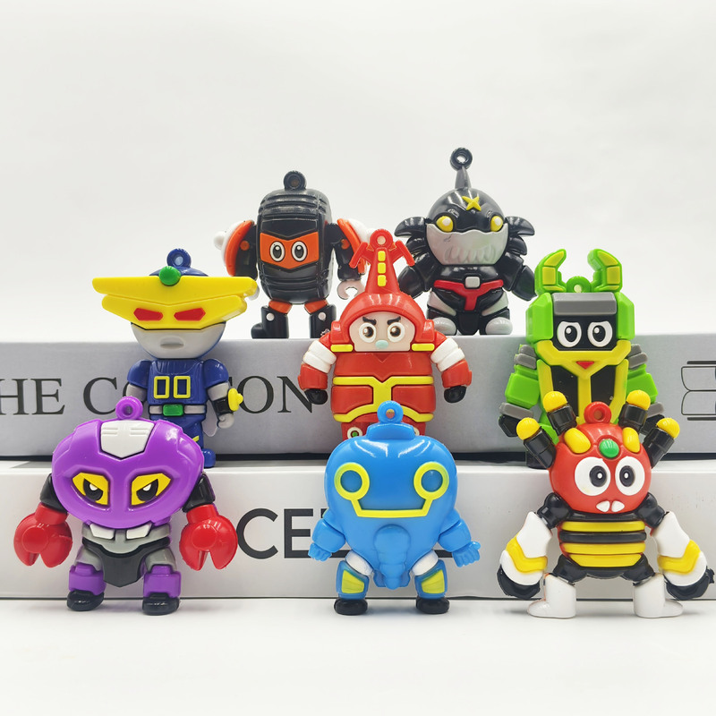 Pvc Captain Dragonfly Scorpion Lailai Pendant Keychain Iron Armor Little Treasure Anime Peripheral Figure Toy