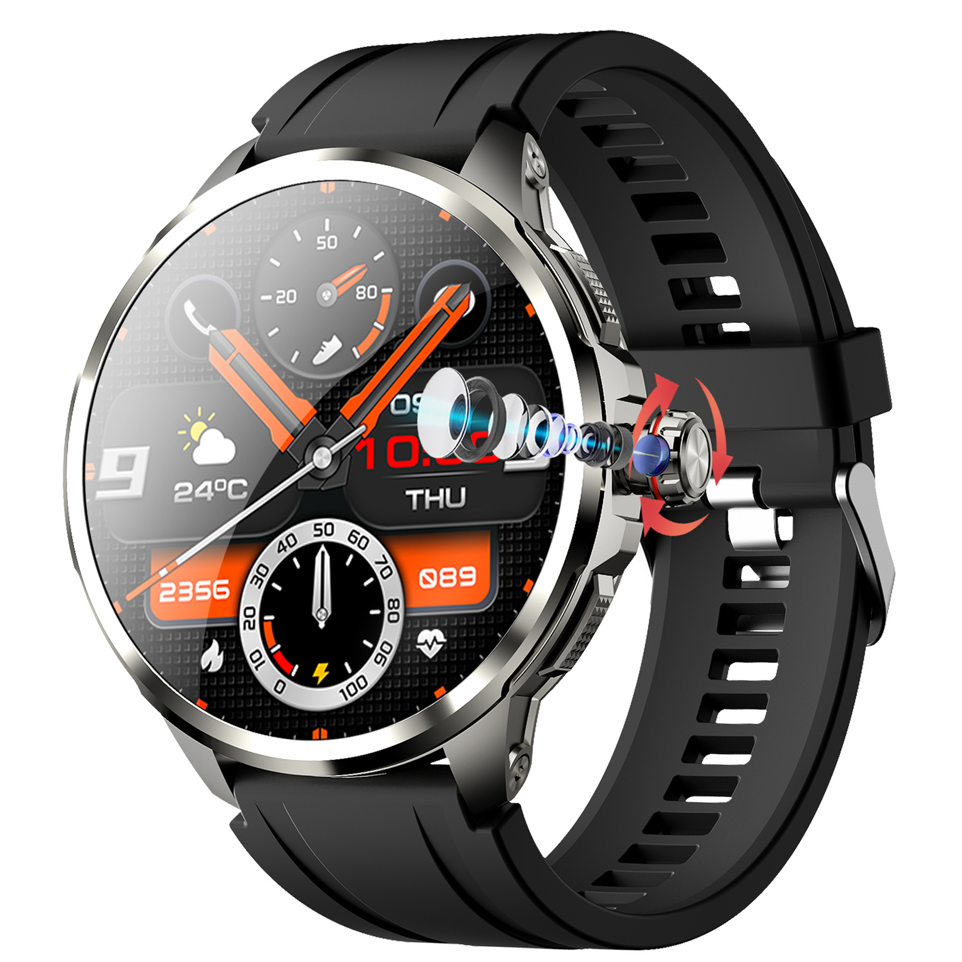 H99 reloj inteligente 5G tarjeta de conexión global sistema dual independiente descarga de aplicación video llamada fotos deportes al aire libre