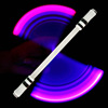 Everbright rotating pen, transparent model, novice, new hand, rotating pen, cool color, colorful flash light rotation pen, rotation