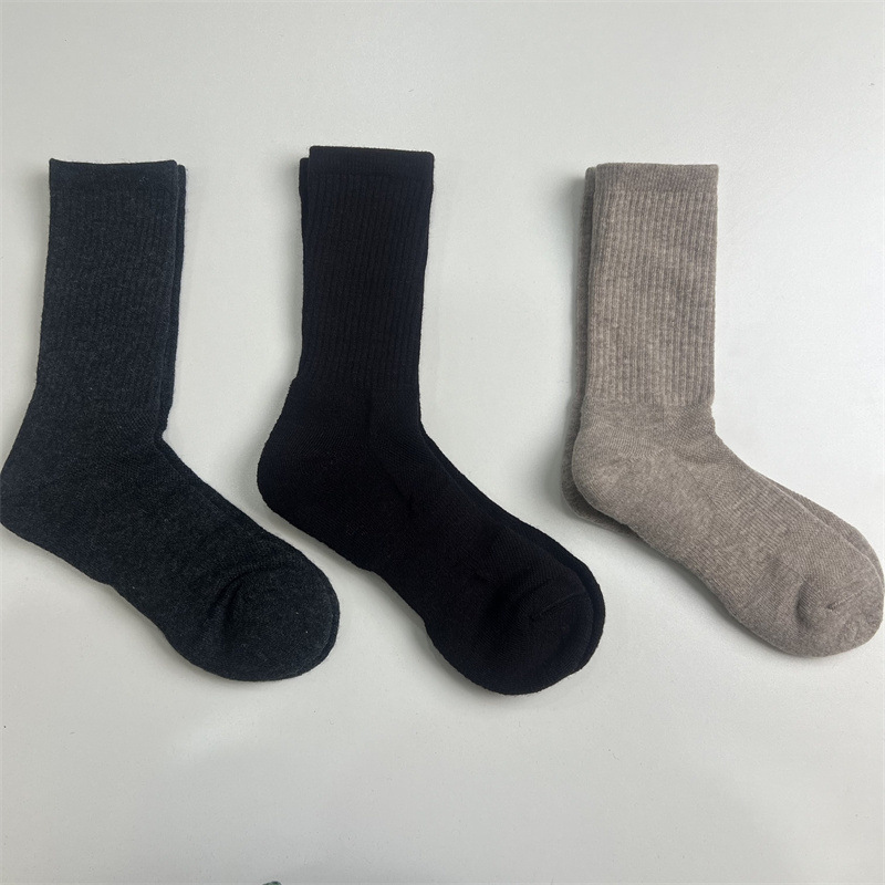 80% Merino Half Towel Socks Boneless Outdoor Climbing Sports Socks Thickeneded Warm Men's Socks