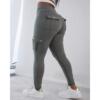 V4308 On behalf of Amazon Cross border new pattern Sports pants Paige Flanging pocket Ladies Hip