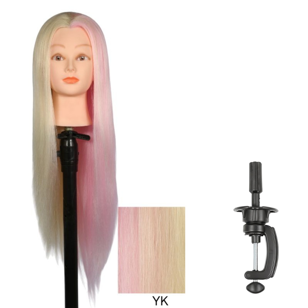 Maniquí de Cabeza para Peluquería de Fibra de Alta Temperatura image 18