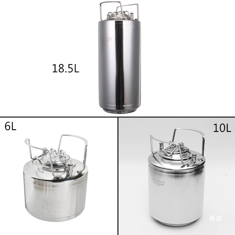 304 нержавеющая сталь крафтовое пиво KEG бочонок бутылка для Coca-Cola домашнее пивоварение компактный и легко переносимый