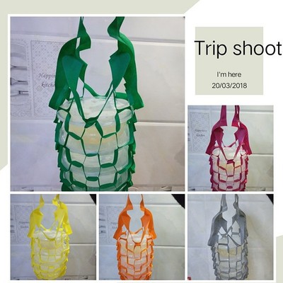 Non-woven fabric doggy bag Lunch box Takeaway bags coffee Cup bags disposable doggy bag environmental protection Jacquard