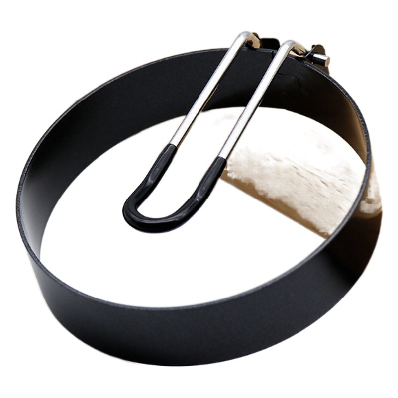 Cross-border wholesale stainless steel omelette ring round non-stick heat insulation silicone thickened omelette diy mold for kitchen use