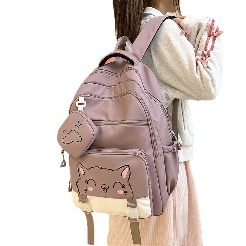 Jiayi JIAYISTAR bolsas escolares de alta capacidad para estudiantes de secundaria, mochila ligera, bolsas de color, comercio exterior transfronterizo