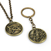 Cthulhu mythos Cosu mythology Book of Dead Spirit Printing Pyming Necklace Magic Chain Magic Buckle Pendant